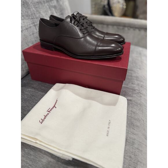 Salvatore Ferragamo Luce (Auburn Calf) Oxford sz. 8.5D - Picture 3 of 8